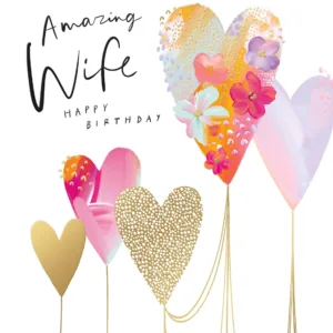 Amazing Wife Birthday Card