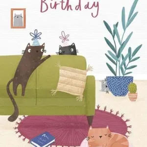 Cats Meow Birthday Card