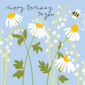 Daisies Birthday Card