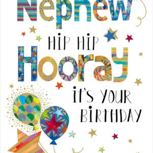 Hooray Nephew Birthday Card