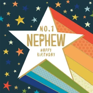 No.1 Nephew Birthday Card
