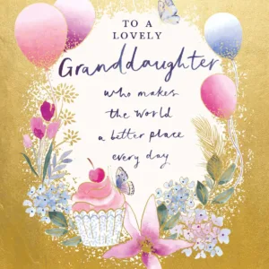 Lovely Granddaughter Birthday Card