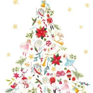 Ornamental Tree - Personalised Christmas Card