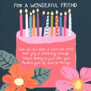 Wonderful Friend Birthday Card