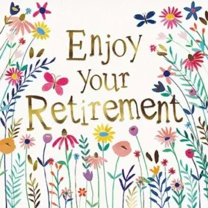 Flowers Retirement Card