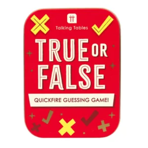 True or False Game in a Tin