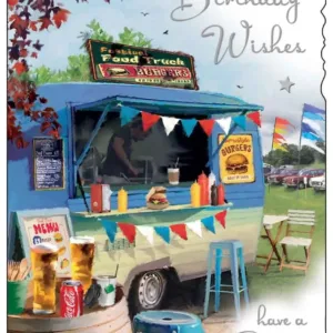Food Truck Birthday Card