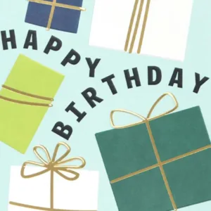 Presents Birthday Card